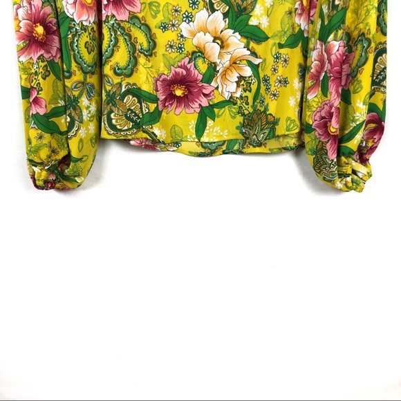 Ann Taylor Loft Bright Floral Print Blouse - Picture 5 of 7